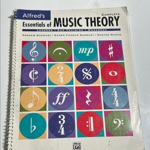 Not Rated Music Theory Workbook with Black and White Pages